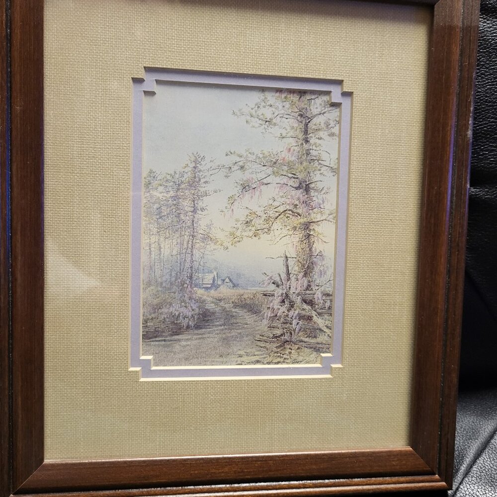 Ben Hampton "Wisteria" Framed 10 x 12 Print